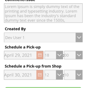 Delivery Persons Form