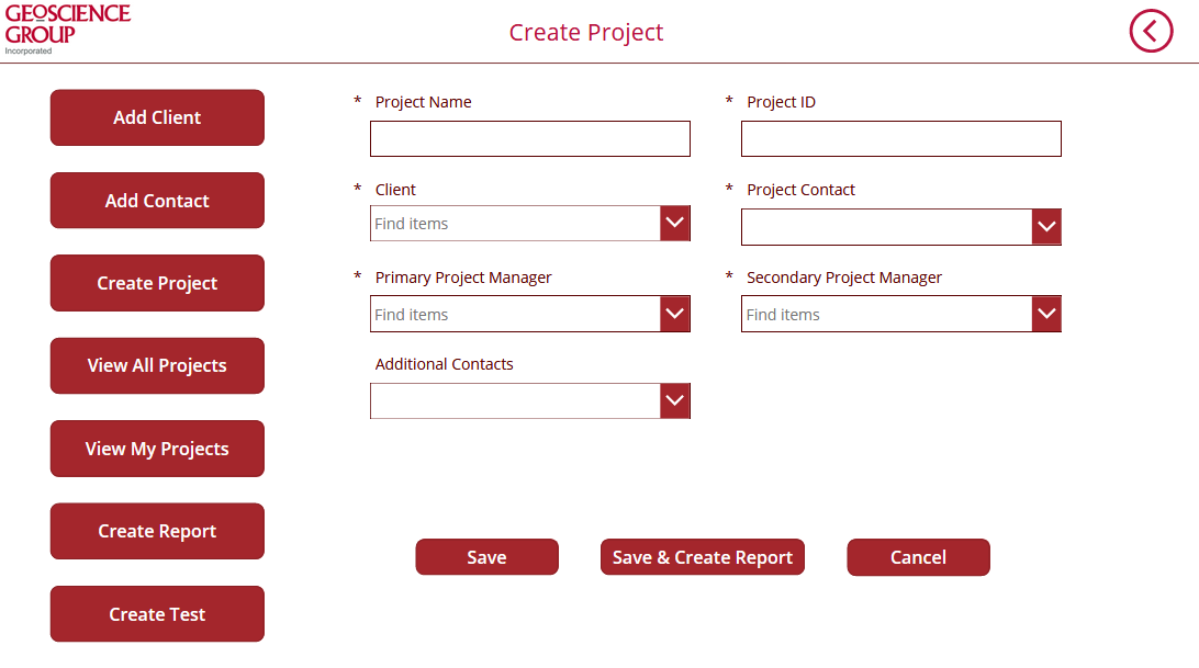 Create Project