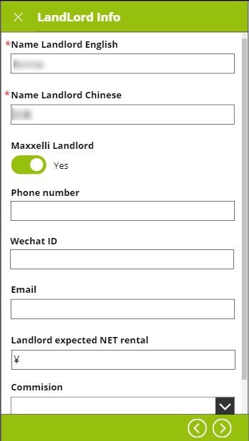 LandLord Info